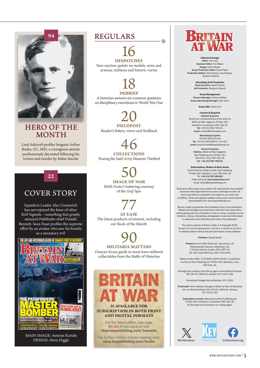 Britain at War Magazine Preview Pages