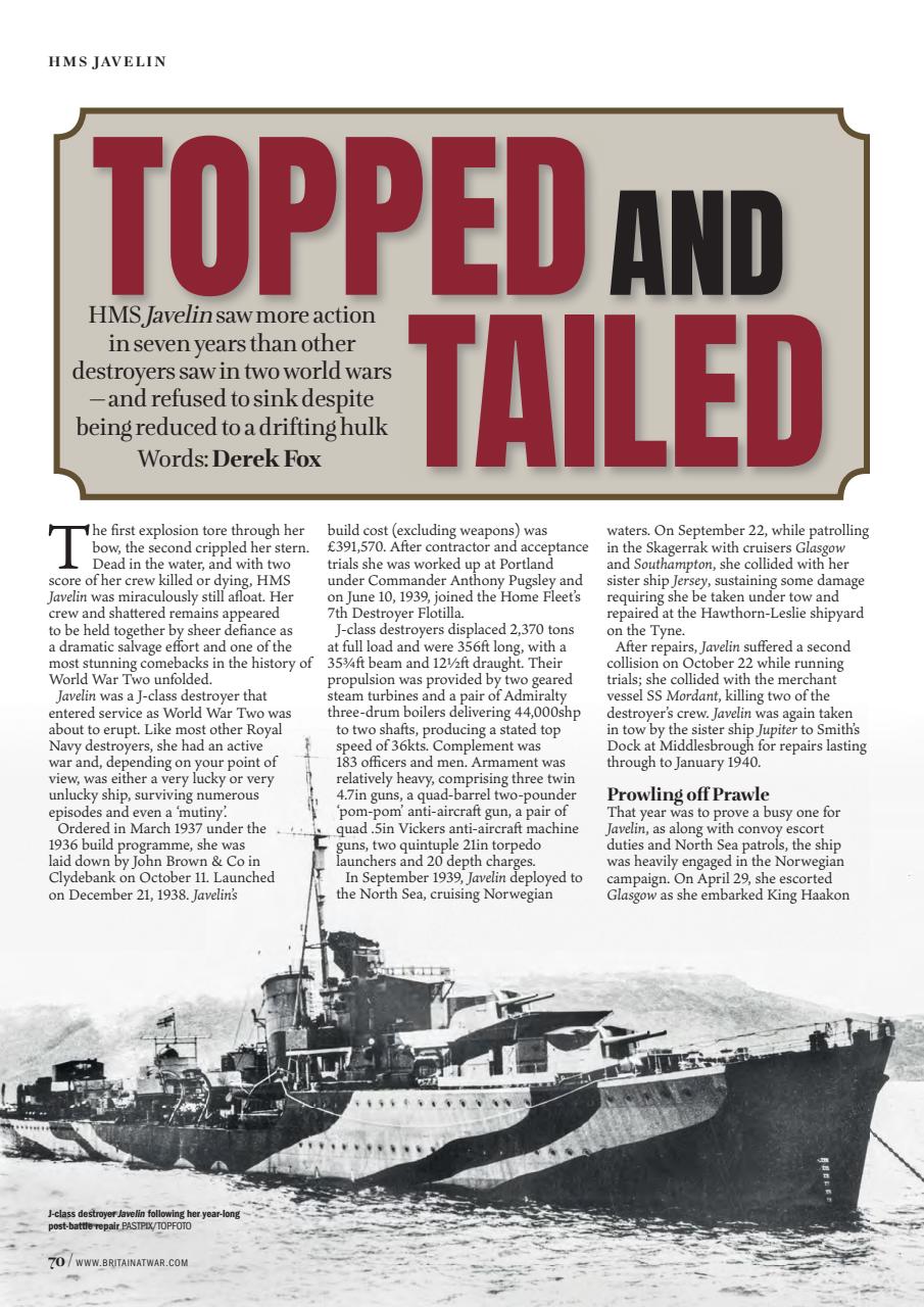 Britain at War Magazine Preview Pages