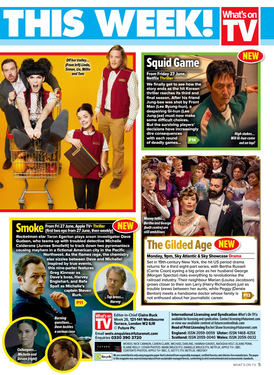 What's on TV Preview Pages