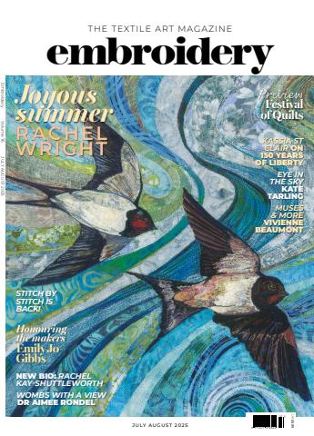 Embroidery Magazine issue Jul/Aug 2025