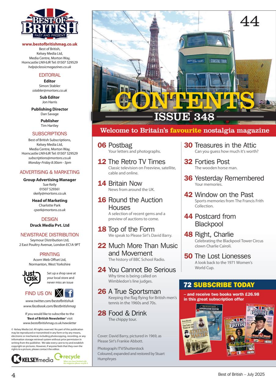 Best of British Preview Pages