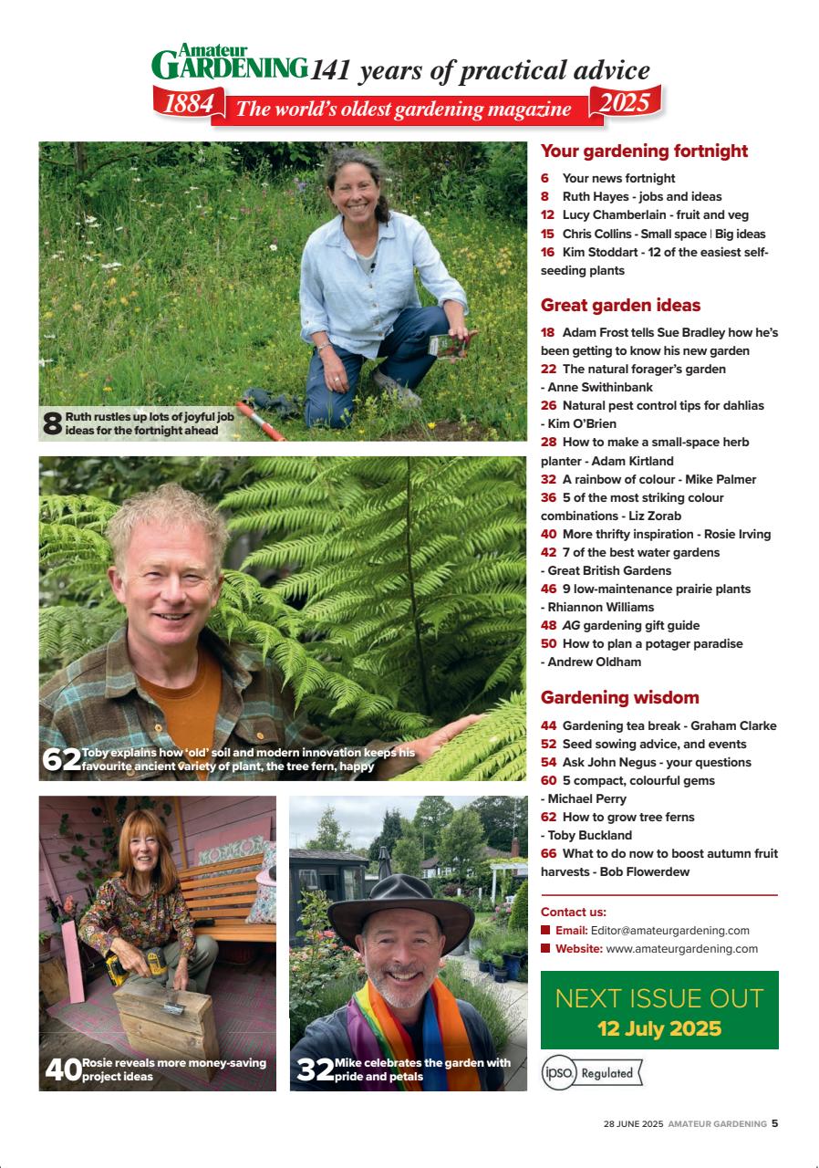 Amateur Gardening Preview Pages