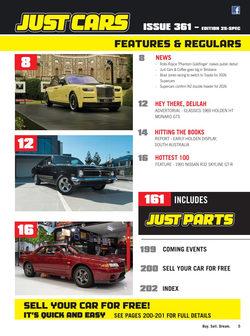 JUST CARS Preview Pages