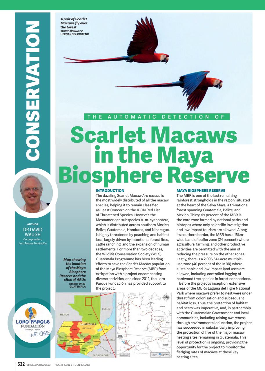 Australian Birdkeeper Magazine Preview Pages