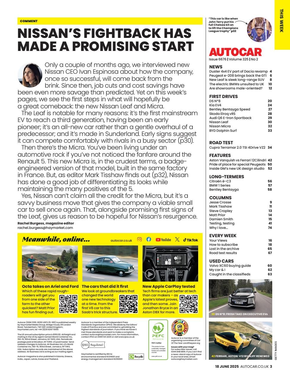 Autocar Preview Pages