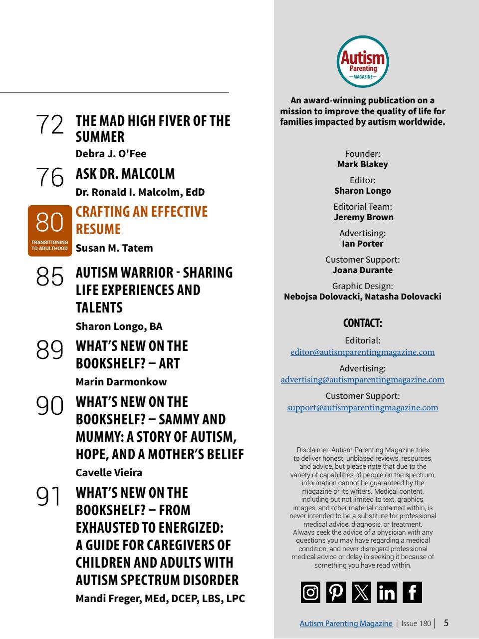 Autism Parenting Preview Pages