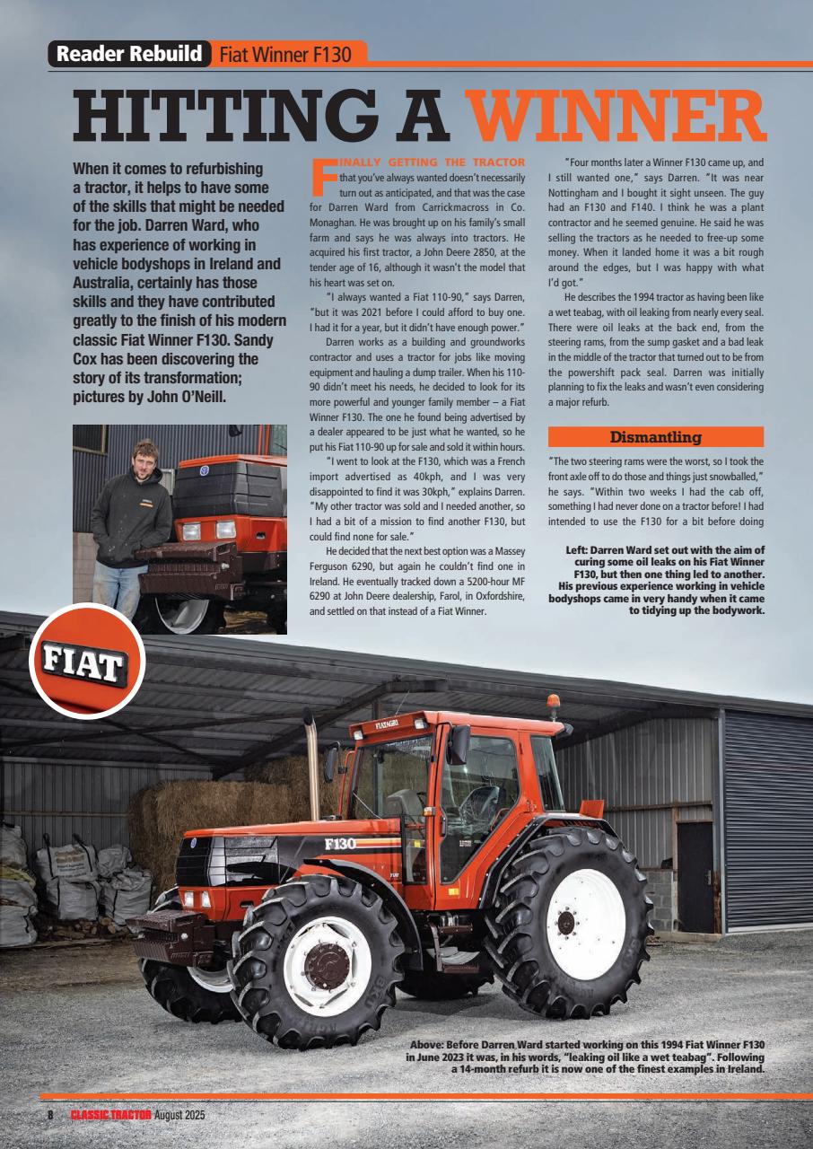 Classic Tractor Preview Pages