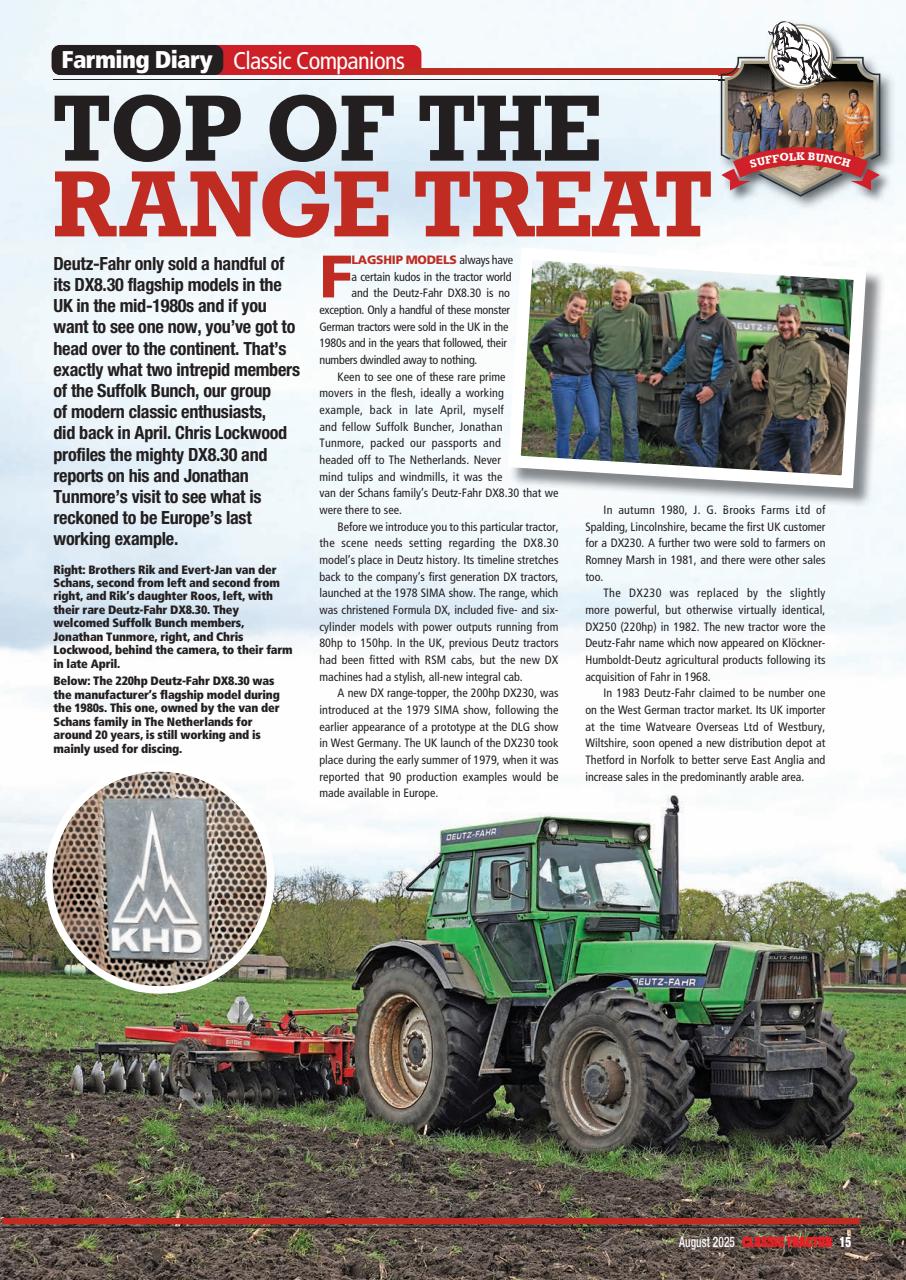 Classic Tractor Preview Pages