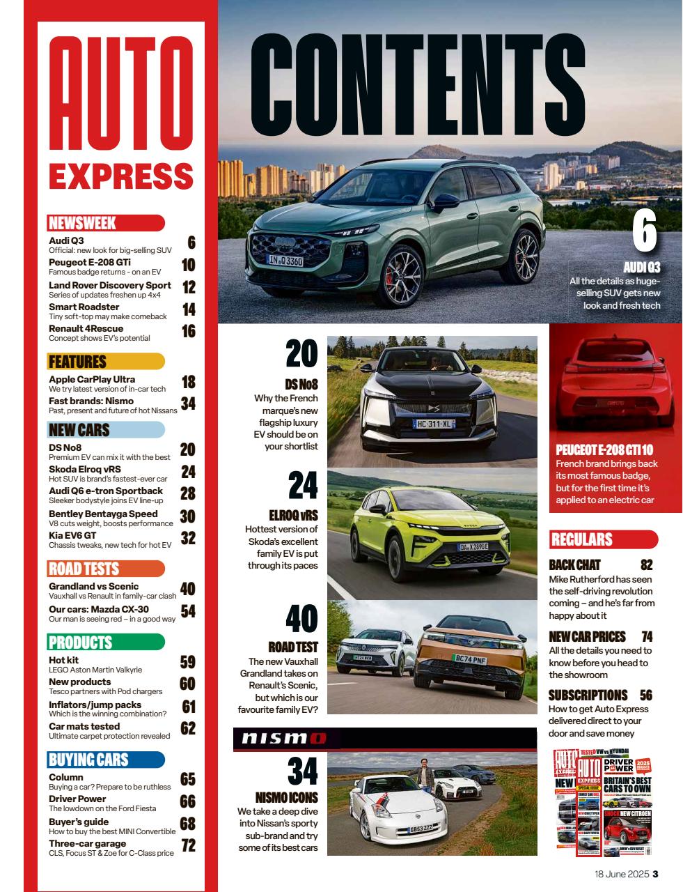 Auto Express Preview Pages
