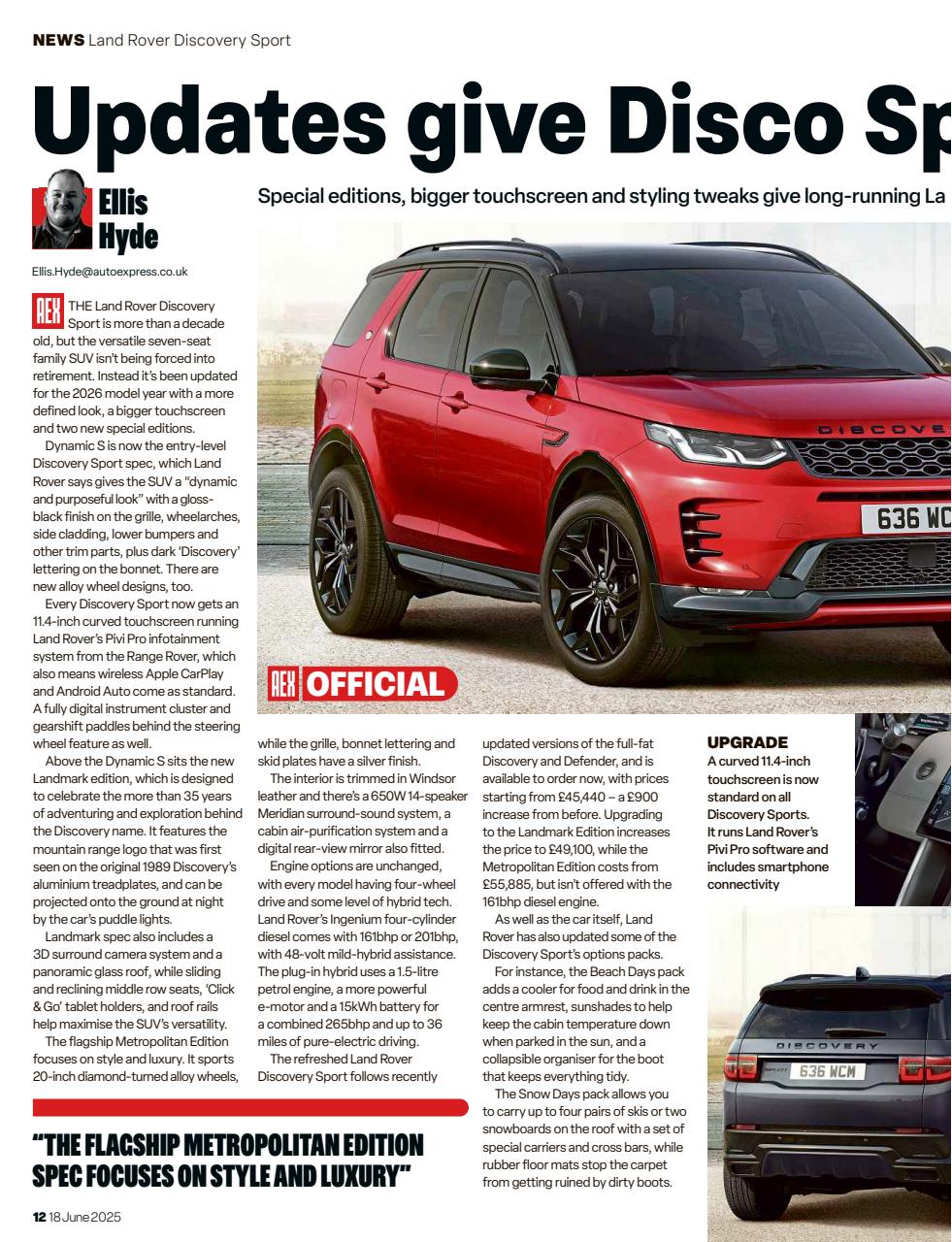 Auto Express Preview Pages