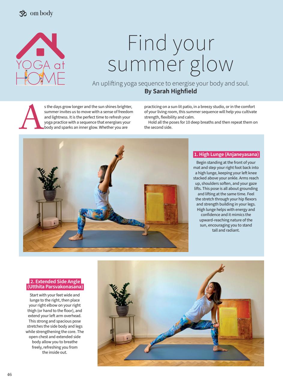 OM Yoga Magazine Preview Pages