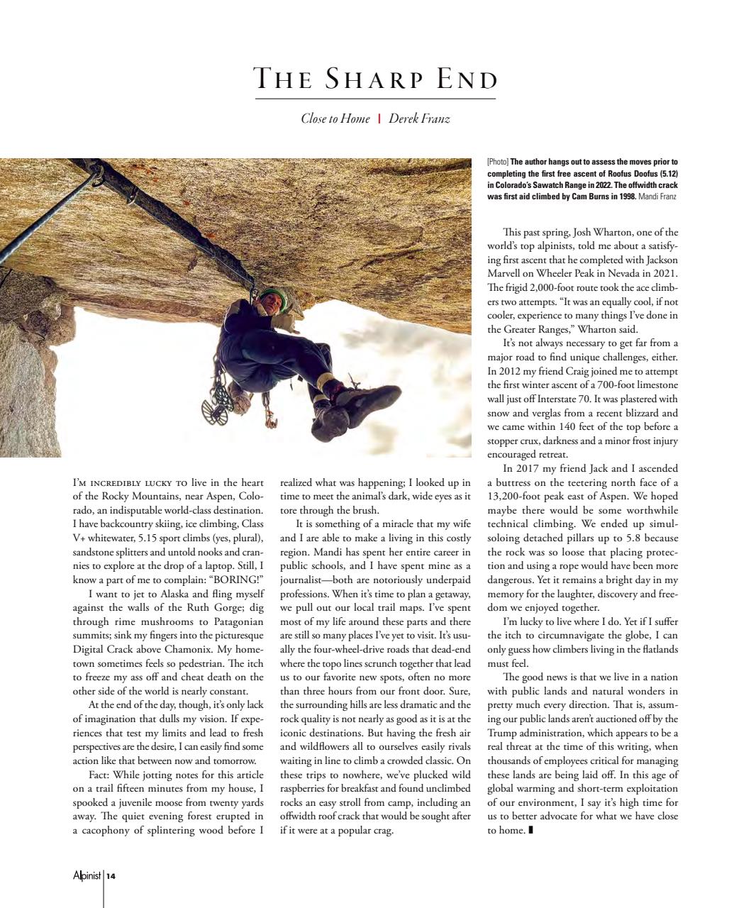 Alpinist Preview Pages