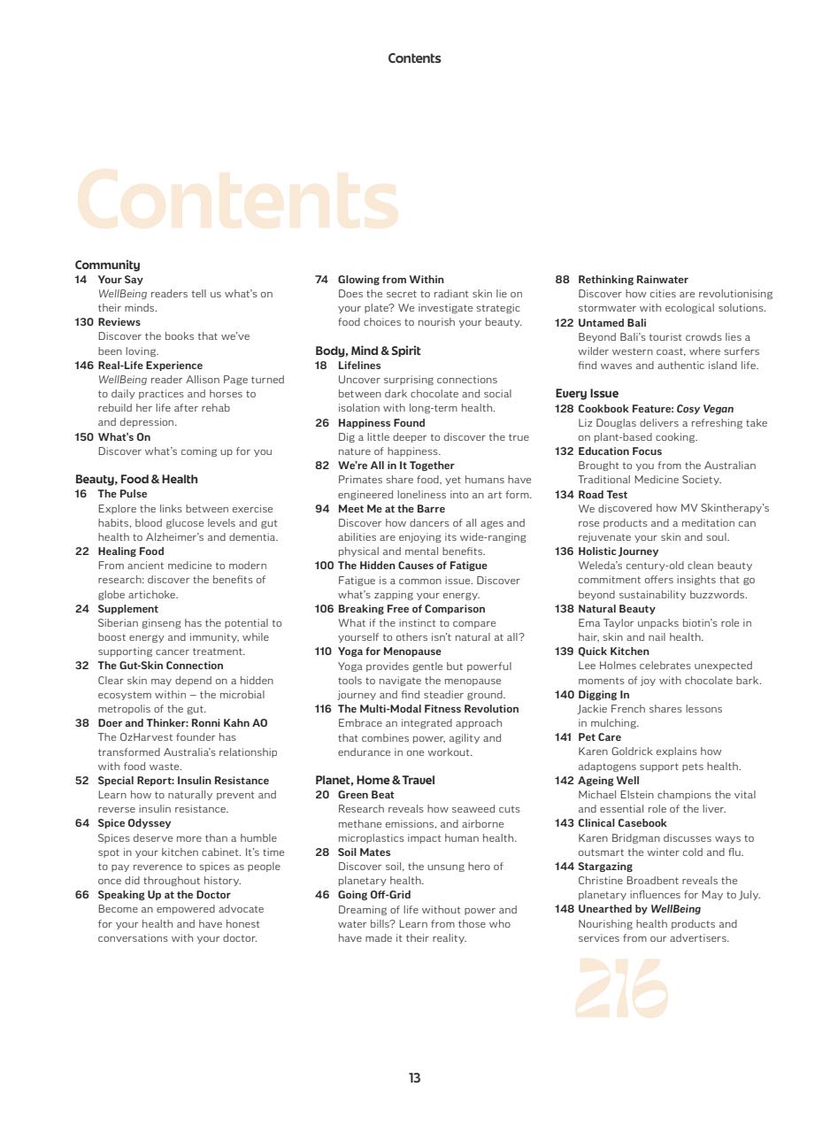 WellBeing Preview Pages