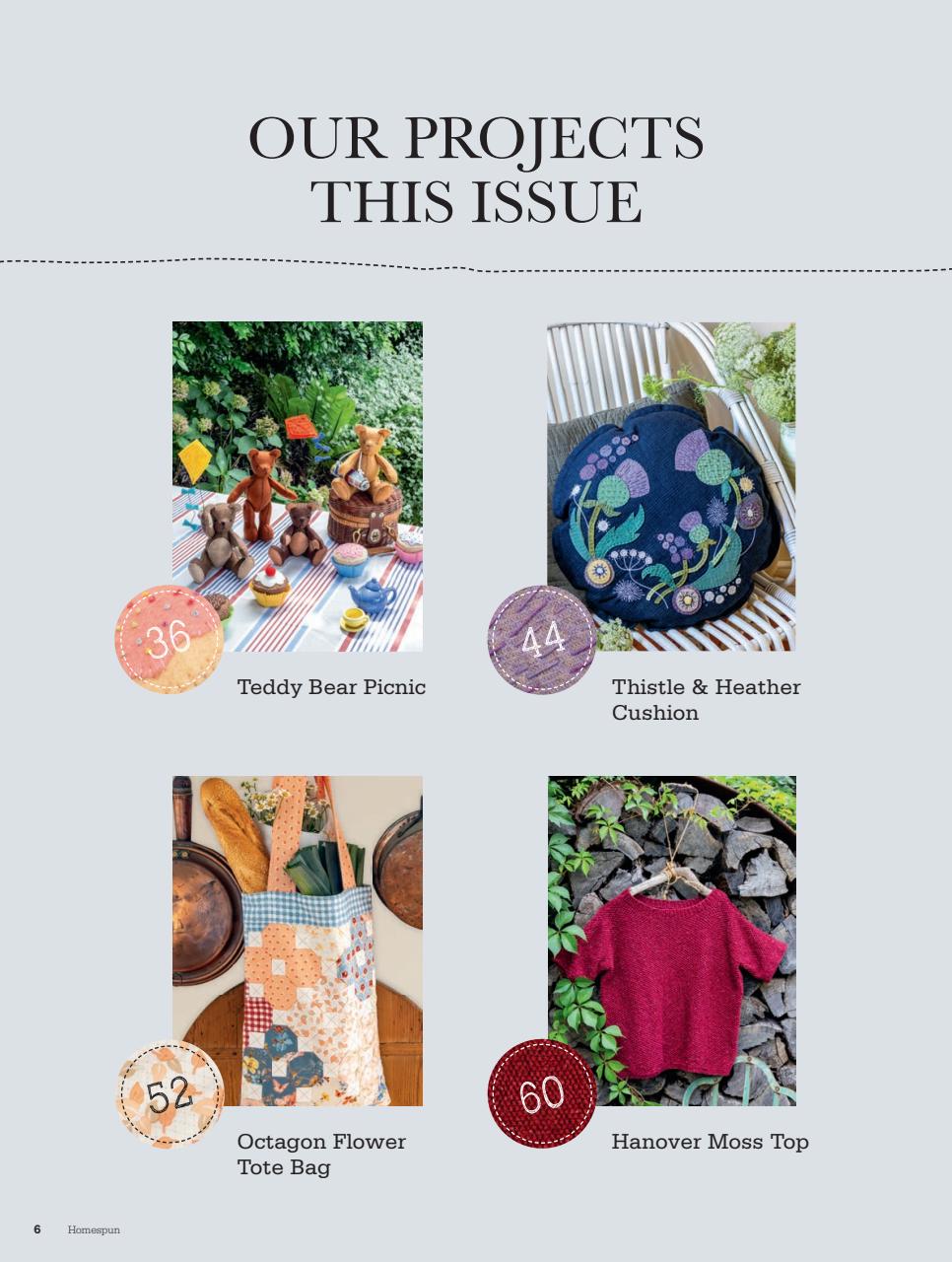 Homespun Preview Pages