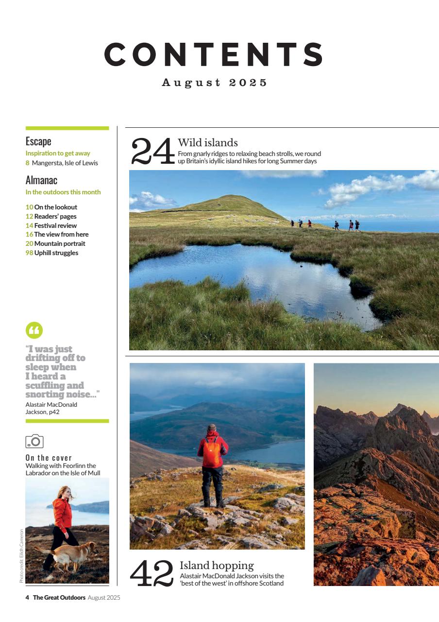 TGO - The Great Outdoors Magazine Preview Pages