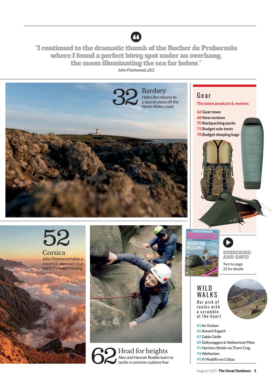 TGO - The Great Outdoors Magazine Preview Pages