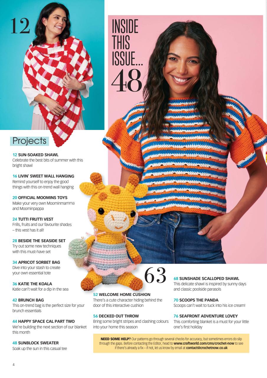 Crochet Now Magazine Preview Pages