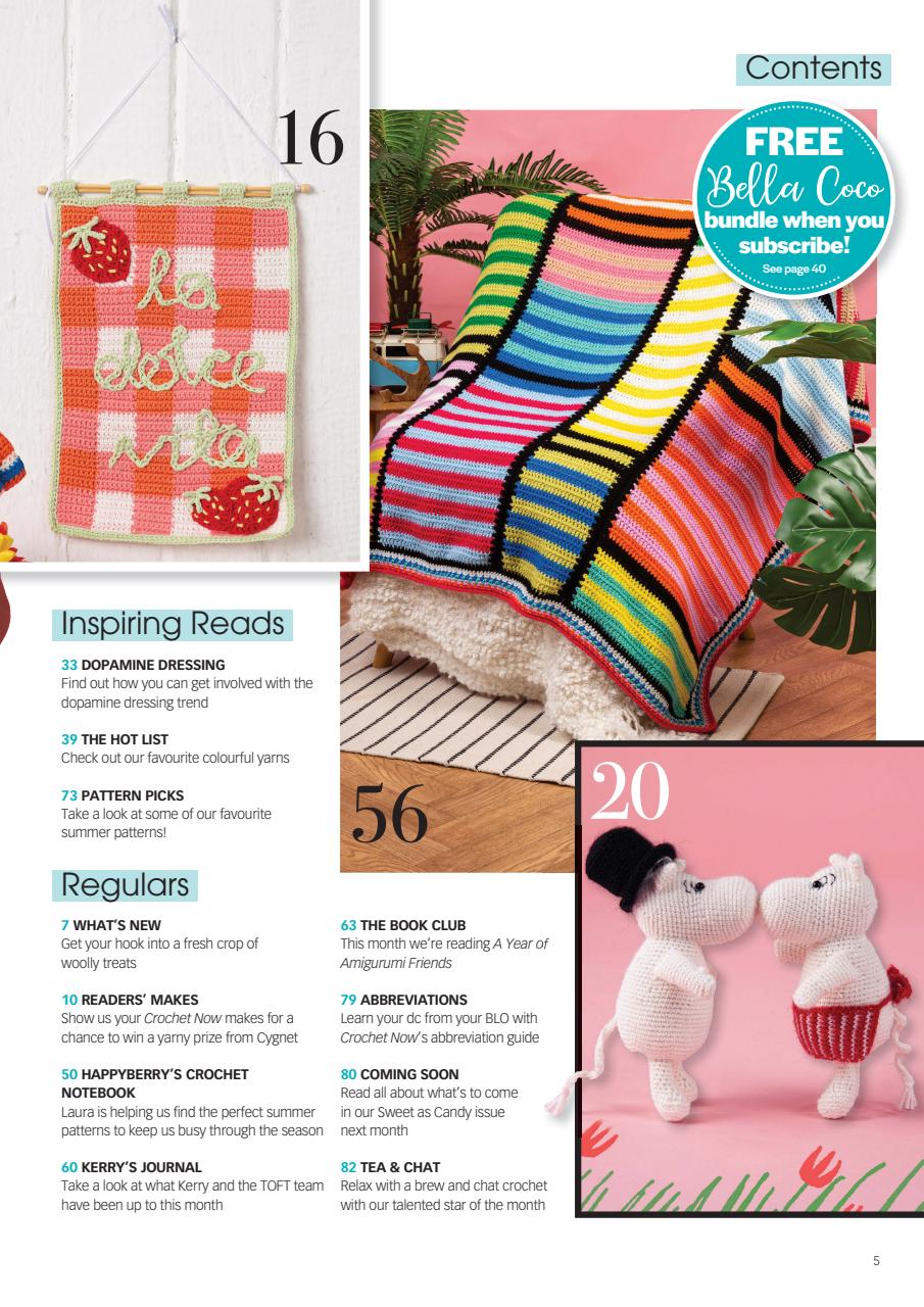 Crochet Now Magazine Preview Pages