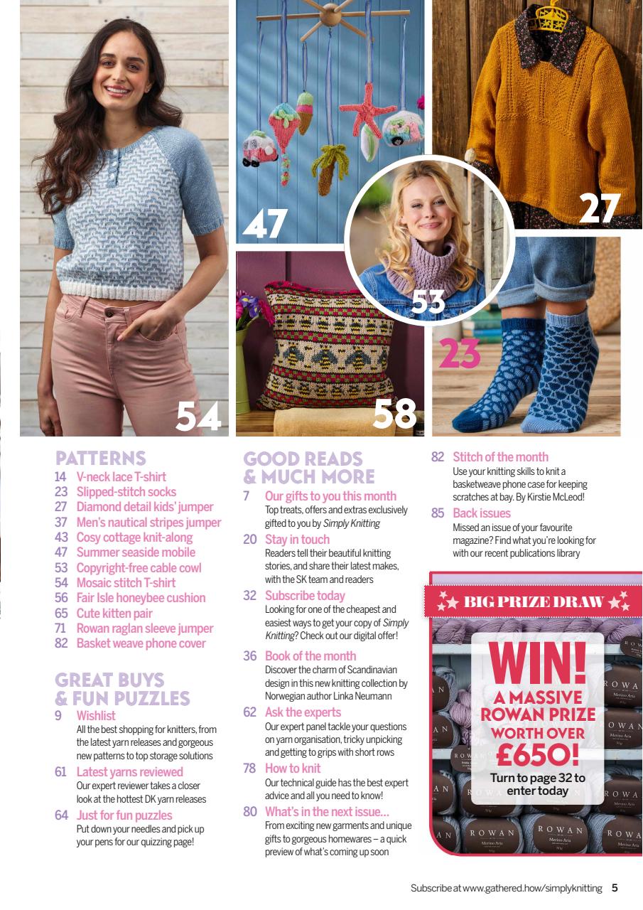 Simply Knitting Preview Pages