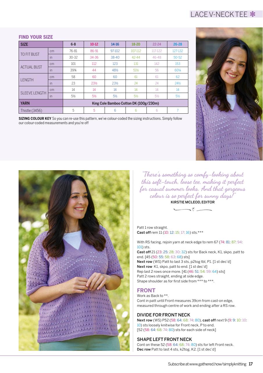 Simply Knitting Preview Pages