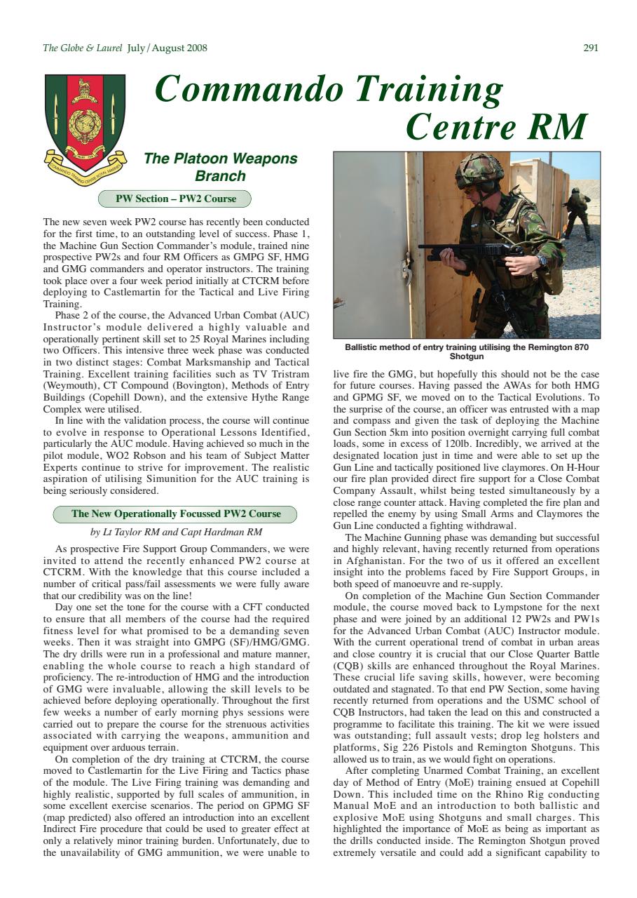 Globe & Laurel Preview Pages