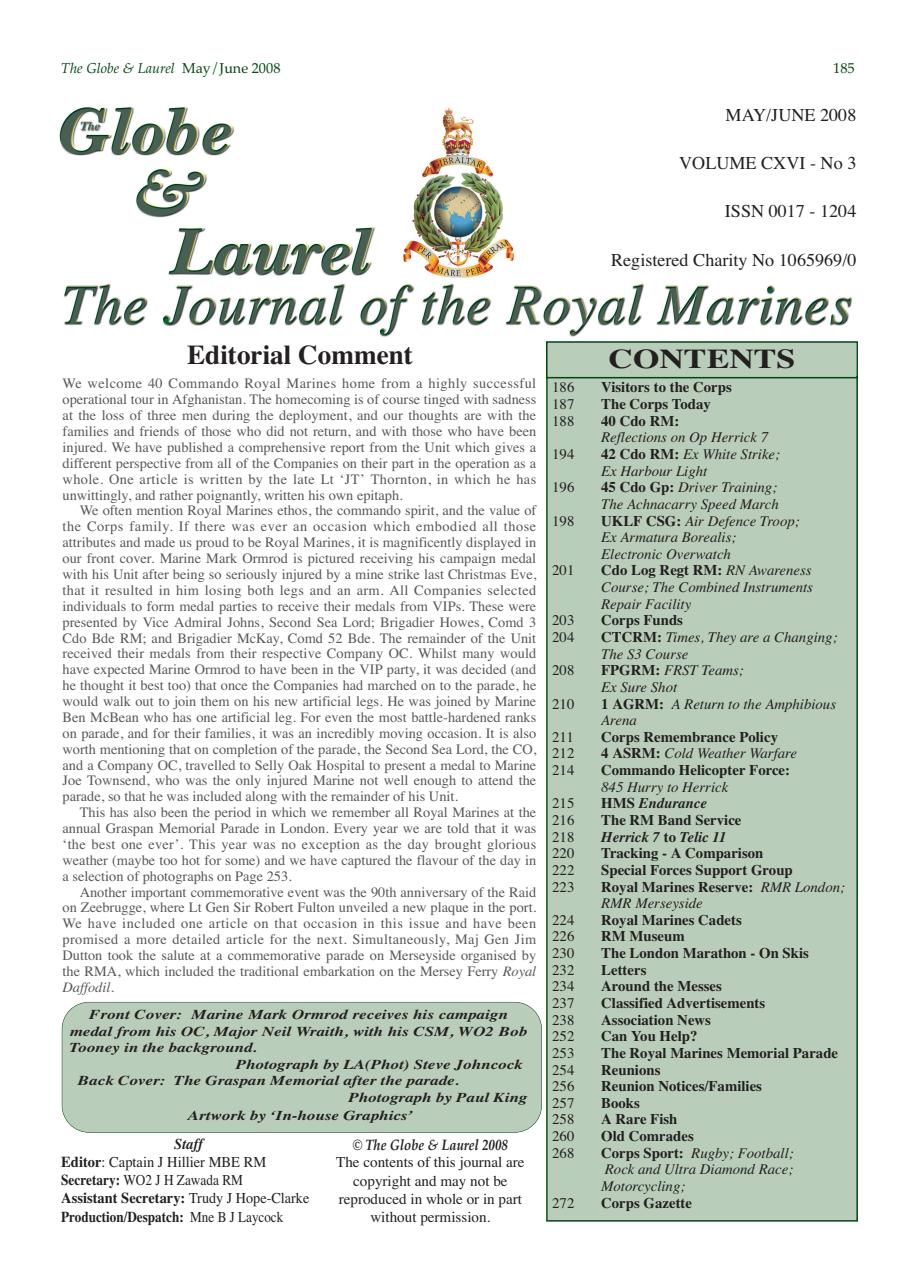 Globe & Laurel Preview Pages