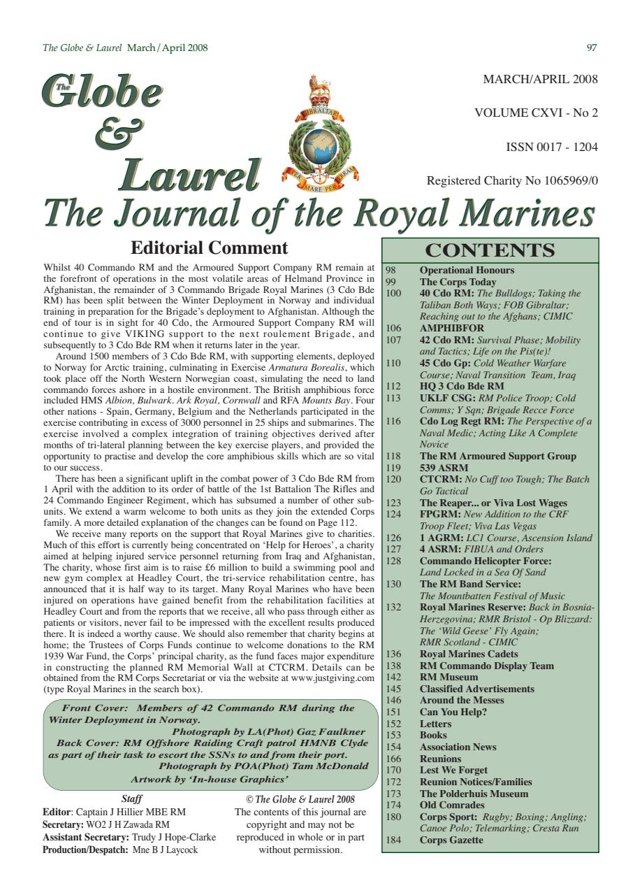 Globe & Laurel Preview Pages