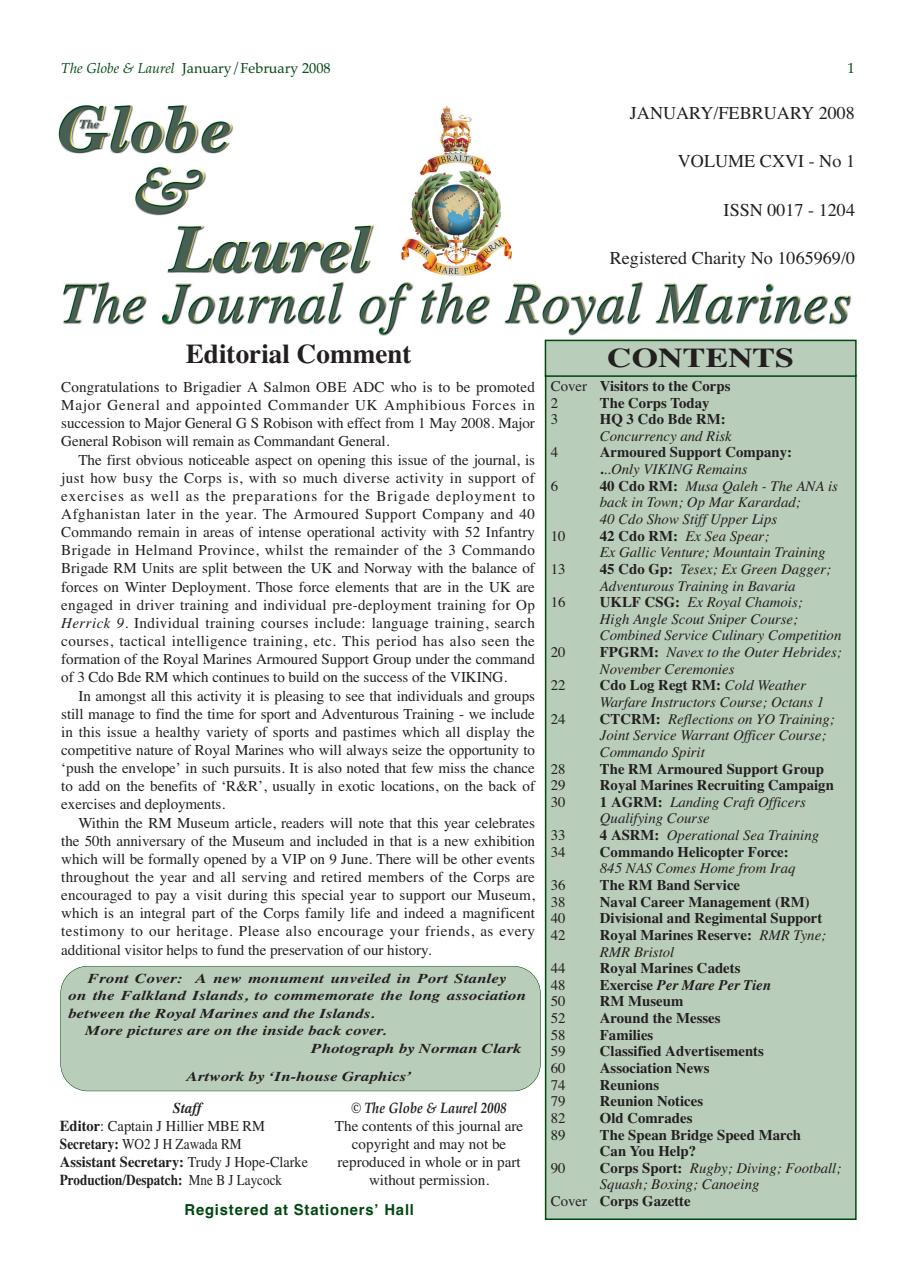 Globe & Laurel Preview Pages