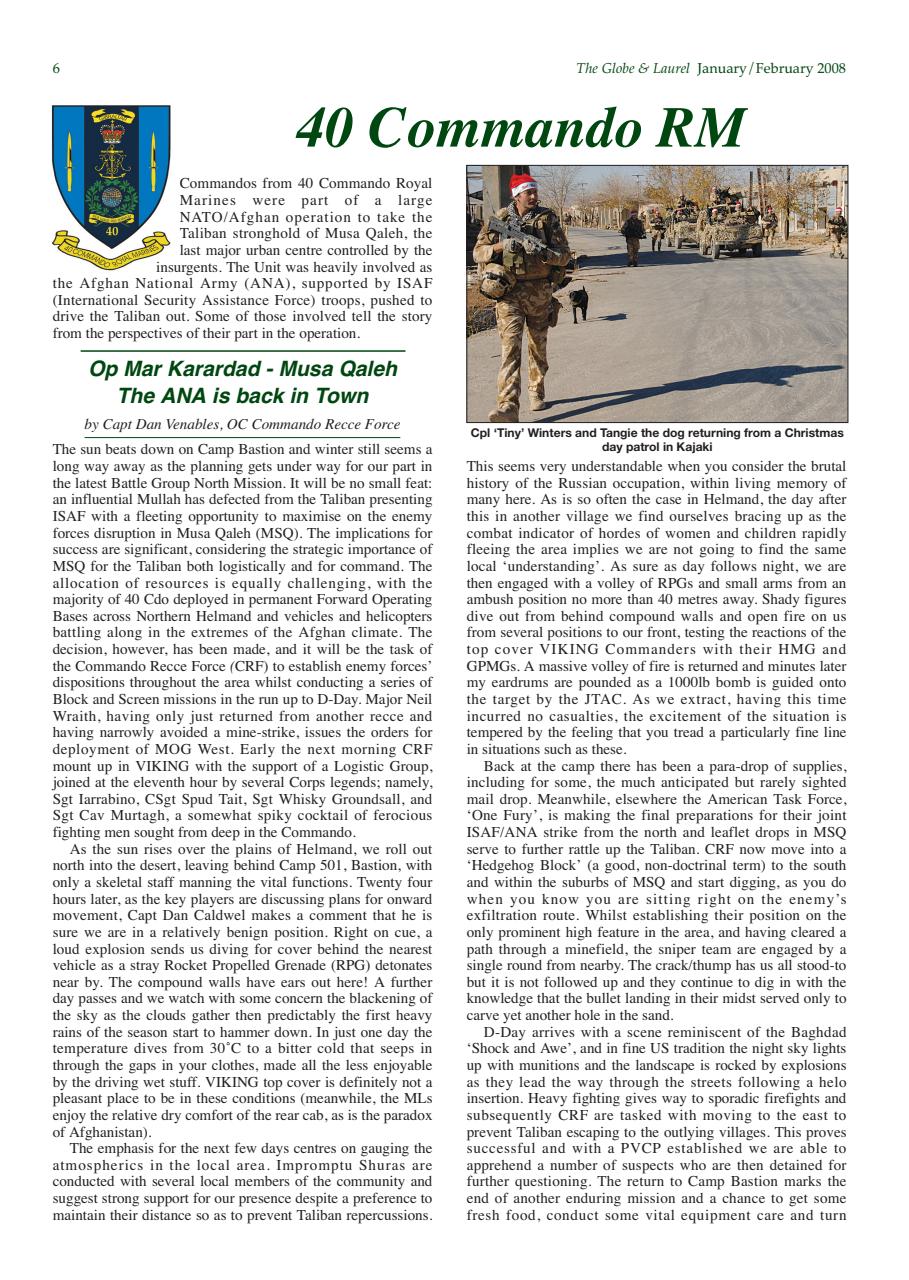 Globe & Laurel Preview Pages