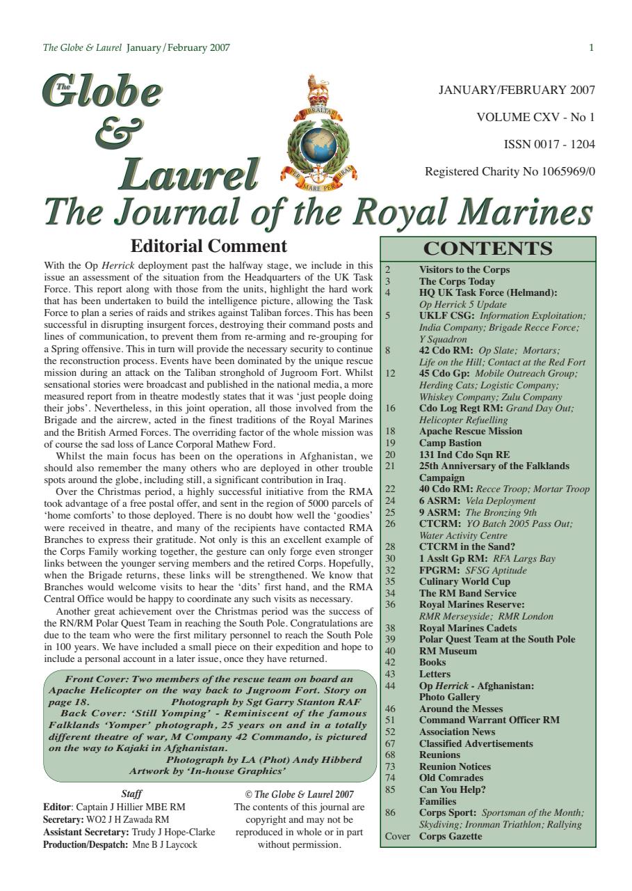 Globe & Laurel Preview Pages