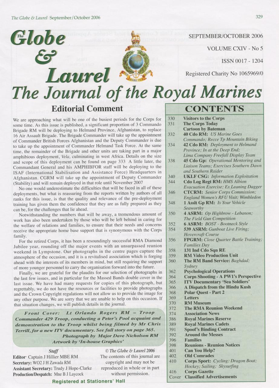 Globe & Laurel Preview Pages