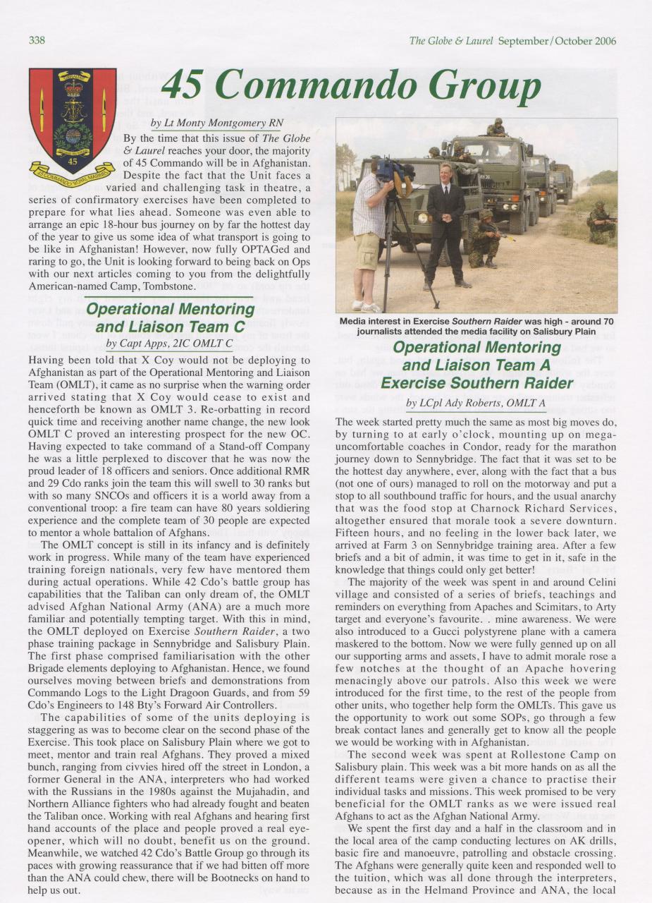 Globe & Laurel Preview Pages