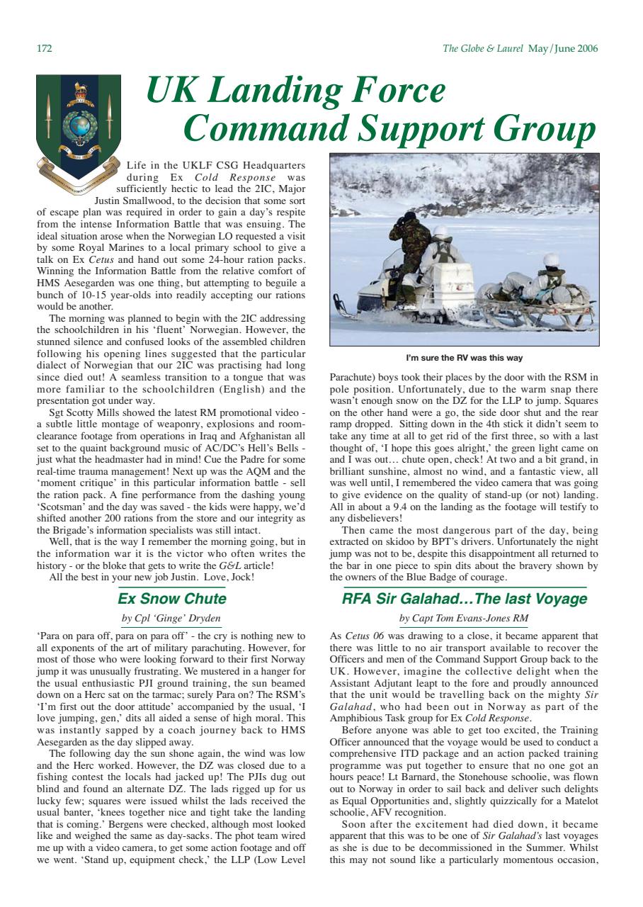 Globe & Laurel Preview Pages