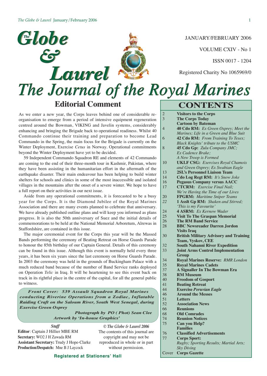 Globe & Laurel Preview Pages