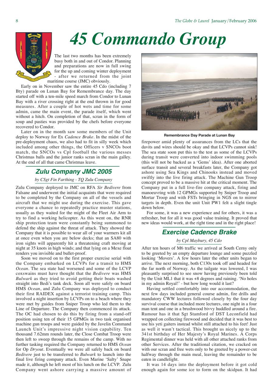 Globe & Laurel Preview Pages