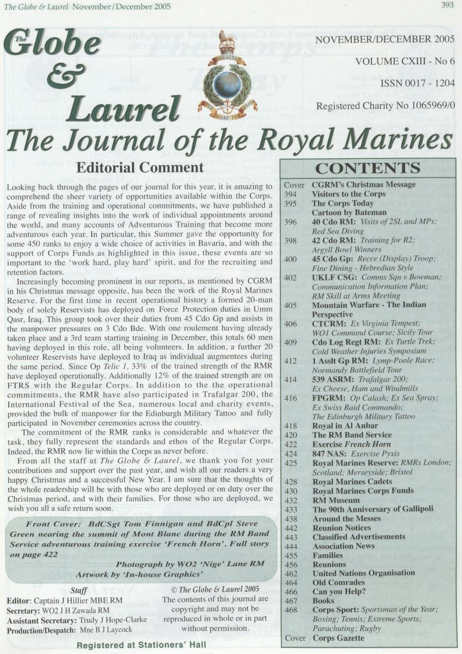 Globe & Laurel Preview Pages