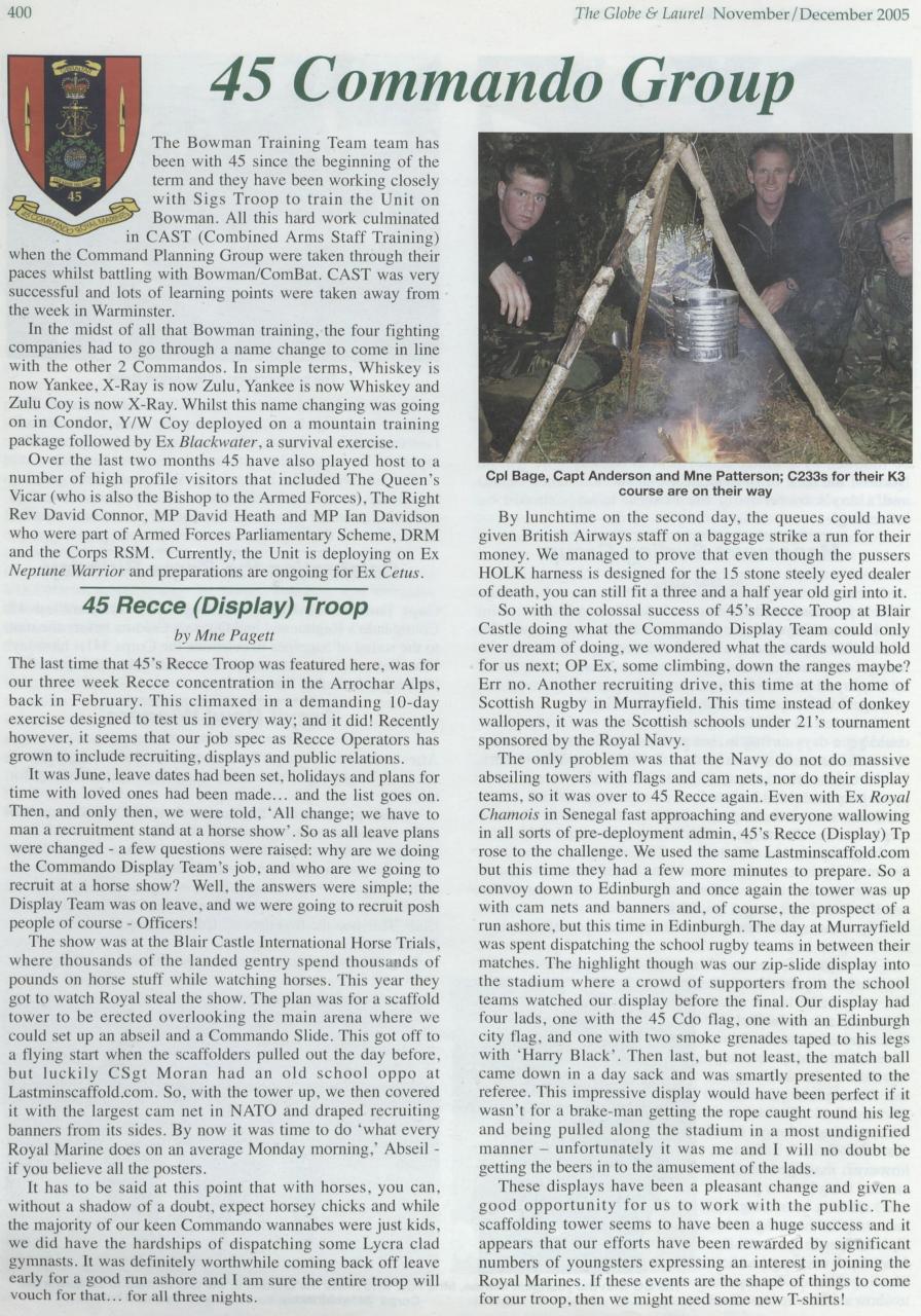 Globe & Laurel Preview Pages