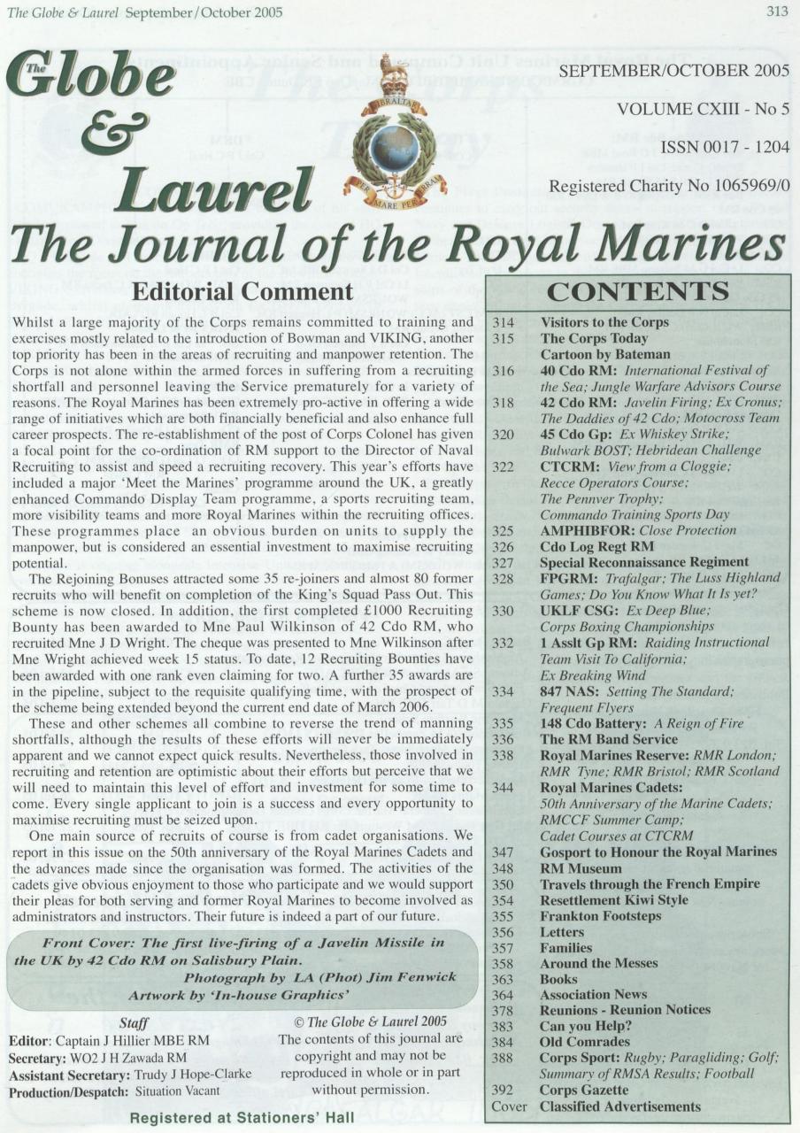 Globe & Laurel Preview Pages