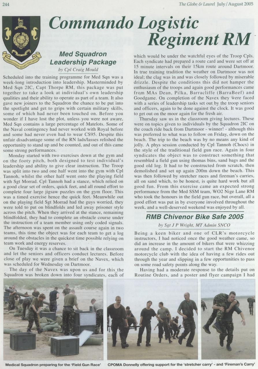 Globe & Laurel Preview Pages