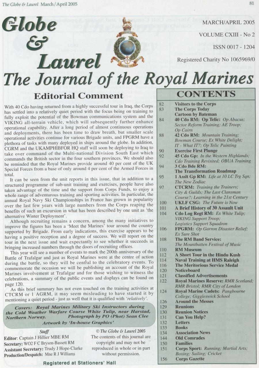 Globe & Laurel Preview Pages