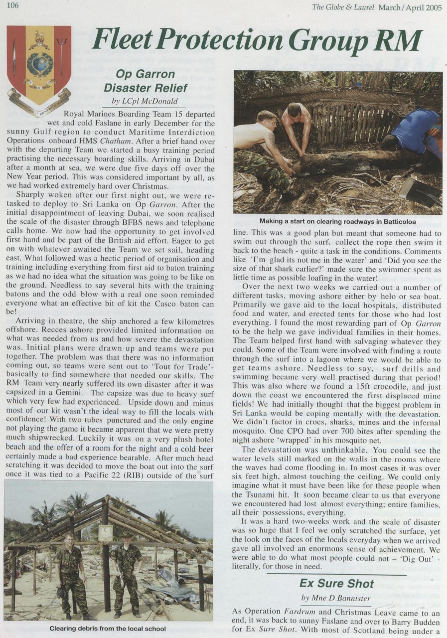 Globe & Laurel Preview Pages