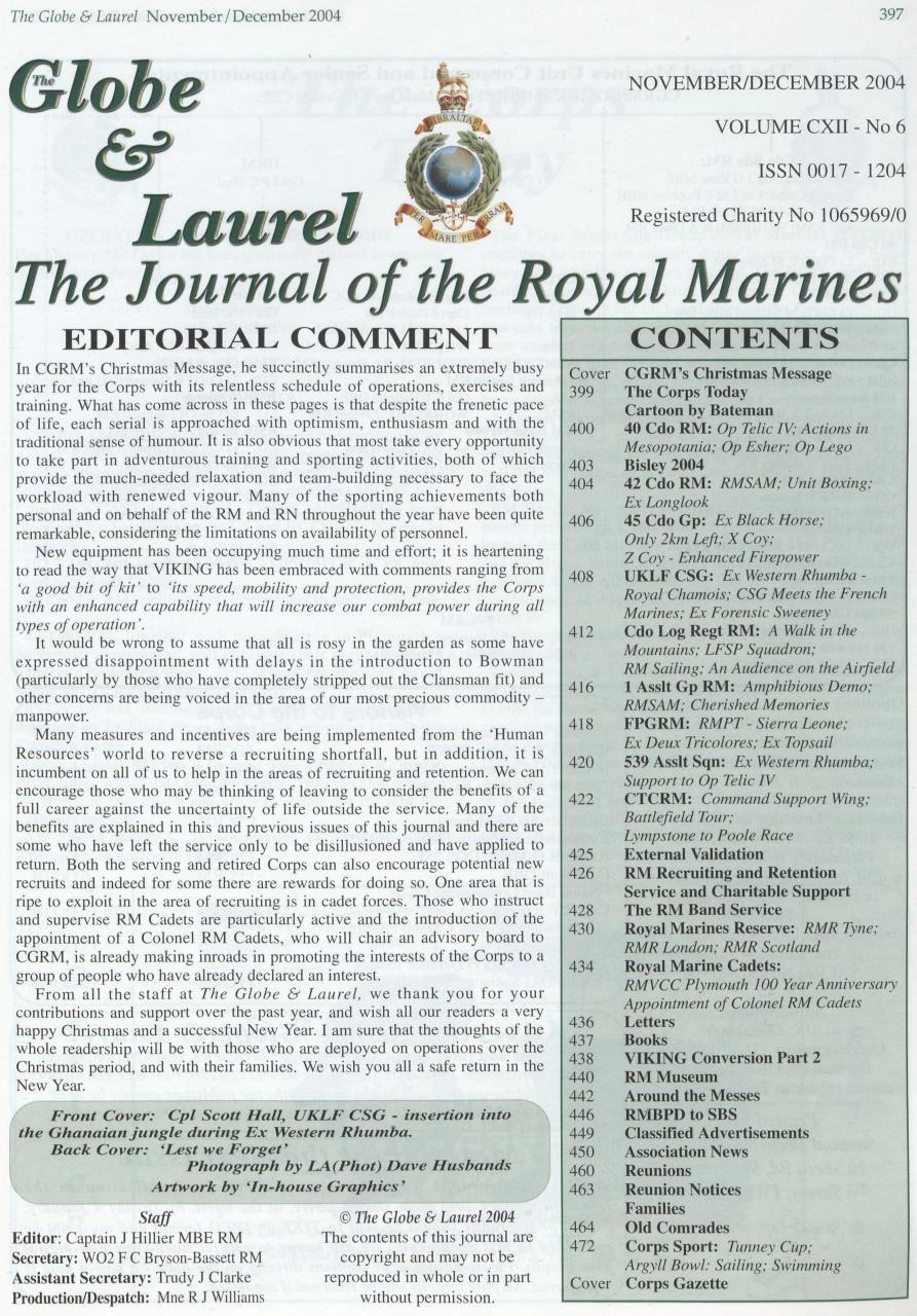 Globe & Laurel Preview Pages