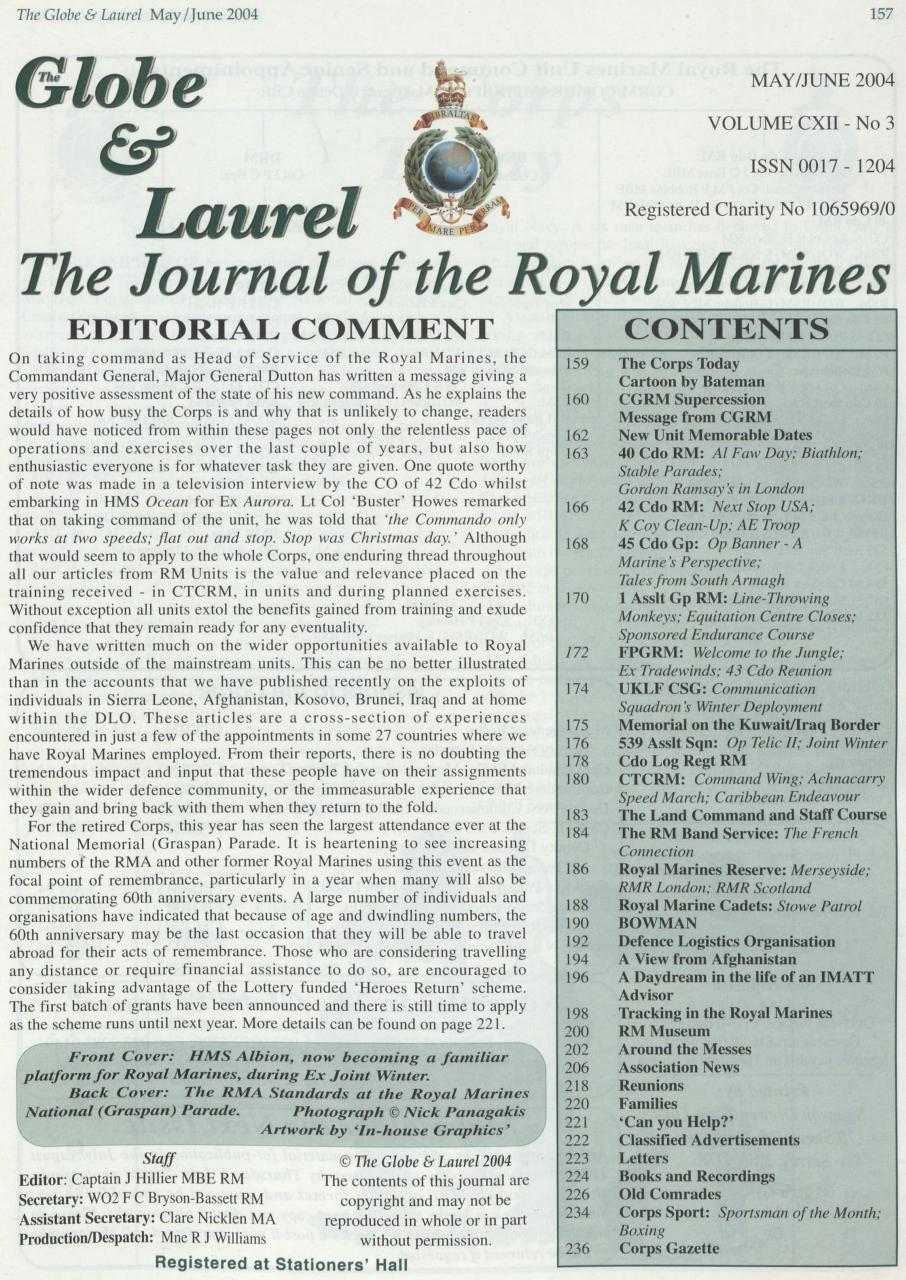 Globe & Laurel Preview Pages