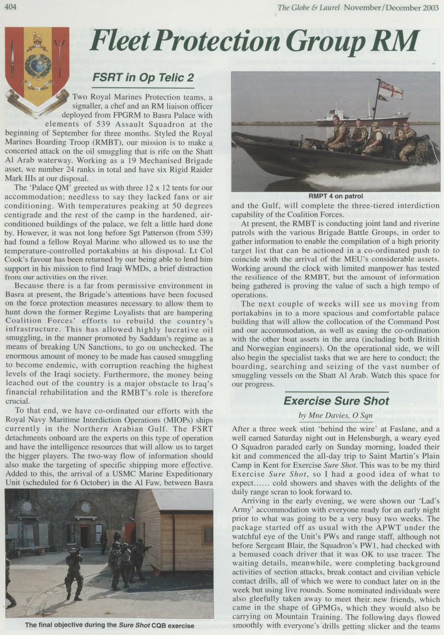 Globe & Laurel Preview Pages