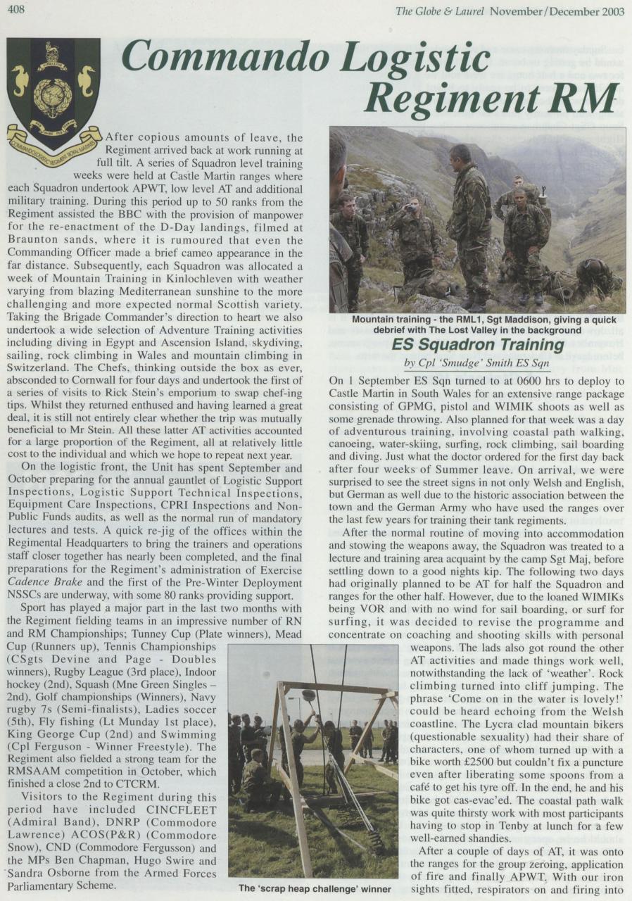 Globe & Laurel Preview Pages