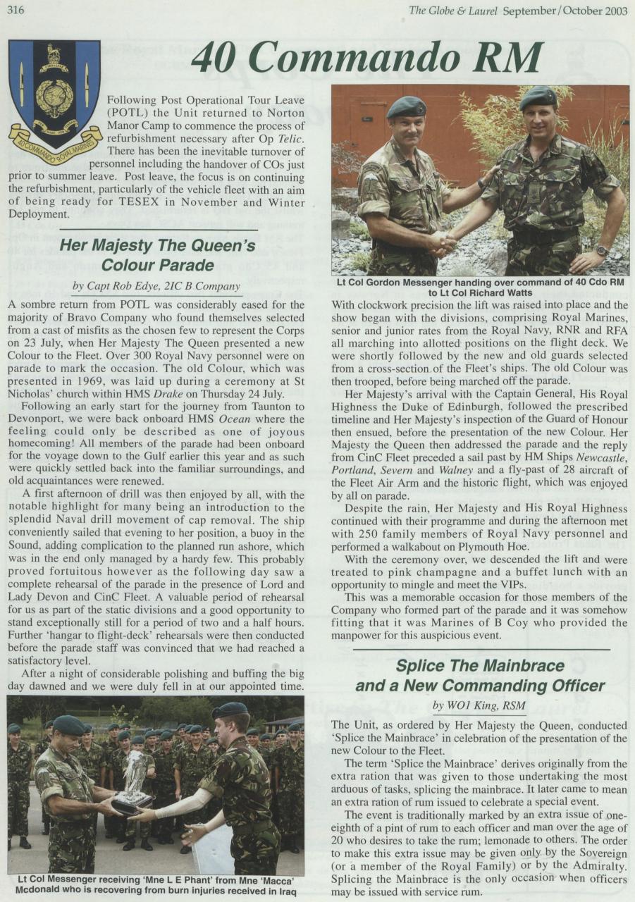 Globe & Laurel Preview Pages