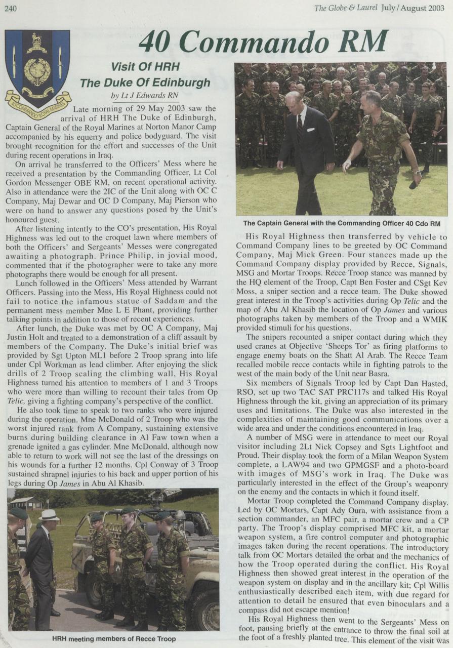 Globe & Laurel Preview Pages