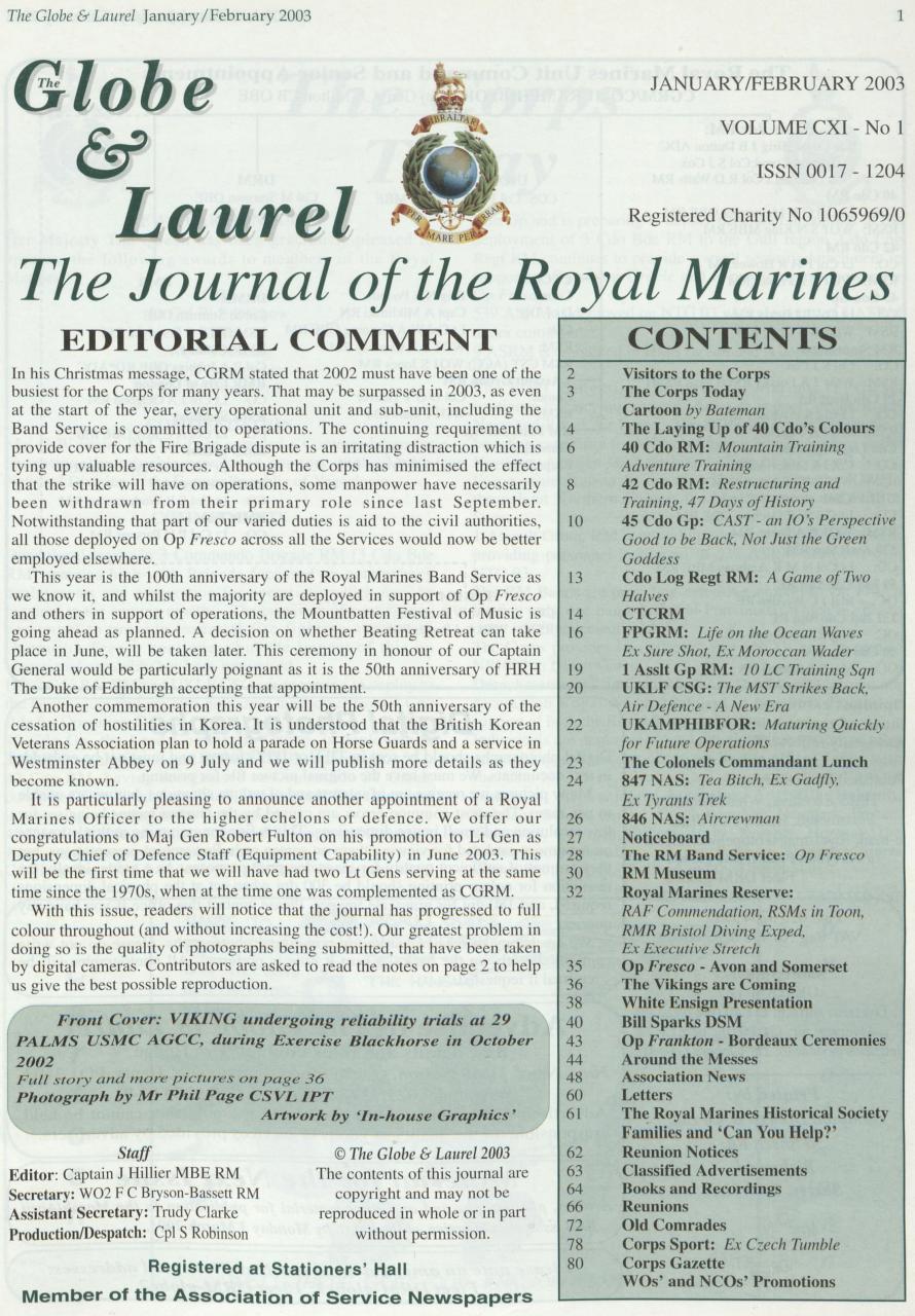 Globe & Laurel Preview Pages