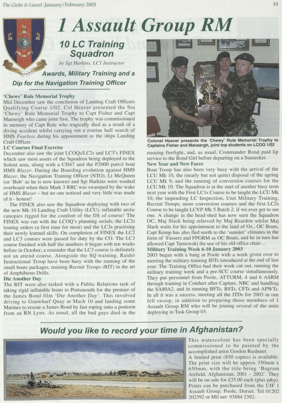 Globe & Laurel Preview Pages