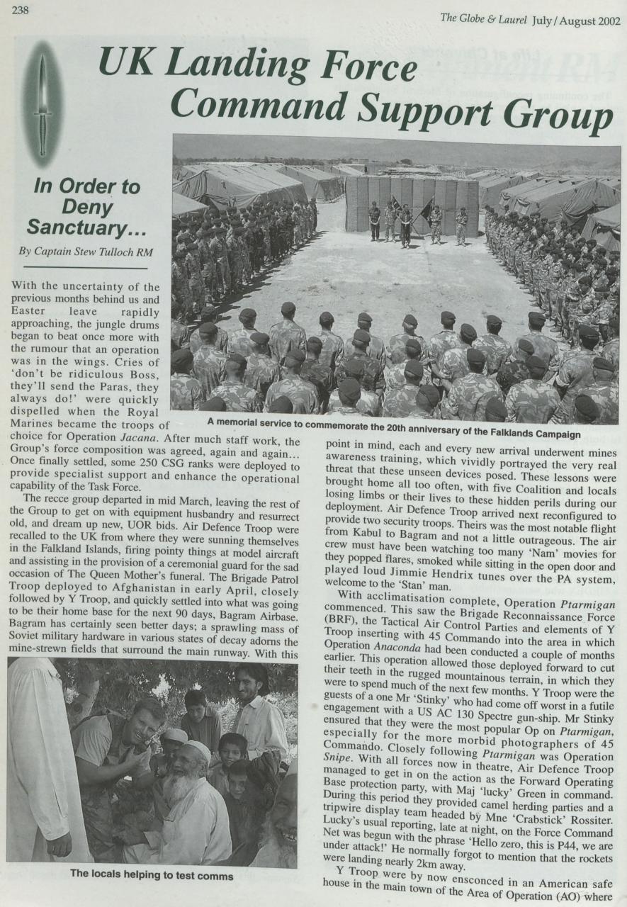 Globe & Laurel Preview Pages